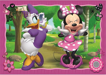 CLEMENTONI Puzzle Minnie a Daisy na procházce MAXI 24 dílků