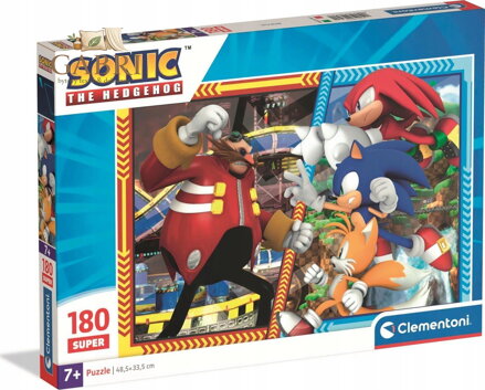 CLEMENTONI Puzzle Ježek Sonic: Doctor Eggman 180 dílků