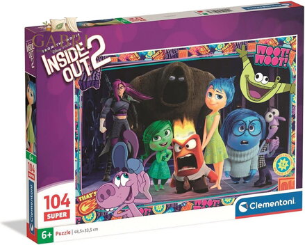 CLEMENTONI Puzzle V hlavě 2 SUPER 104 dílků