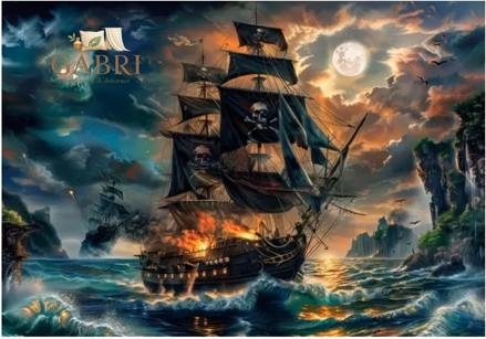 CLEMENTONI Puzzle Piráti prokletých moří 300 dílků