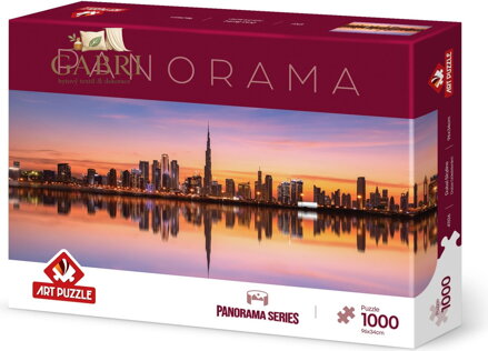 ART PUZZLE Panoramatické puzzle Dubajské panorama 1000 dílků