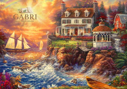 BLUEBIRD Puzzle Život nad rozbouřeným mořem 1000 dílků