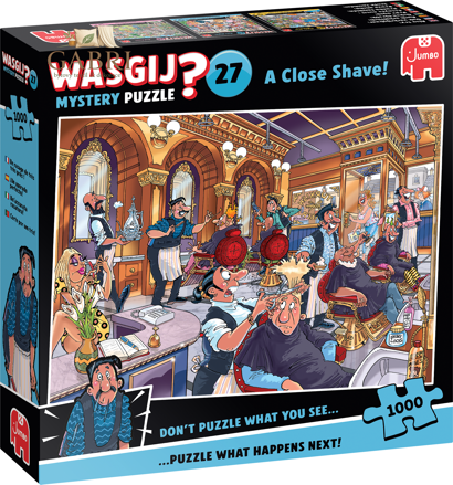 JUMBO Puzzle WASGIJ Mystery 27: Důkladné oholení 1000 dílků