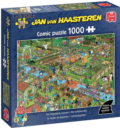 JUMBO Puzzle JvH Zeleninová zahrada 1000 dílků