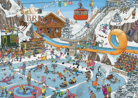 JUMBO Puzzle JvH Zimní hry 1000 dílků
