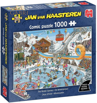 JUMBO Puzzle JvH Zimní hry 1000 dílků