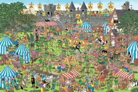 JUMBO Puzzle JvH Festival Robina Hooda 1500 dílků
