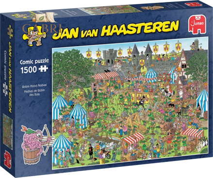 JUMBO Puzzle JvH Festival Robina Hooda 1500 dílků