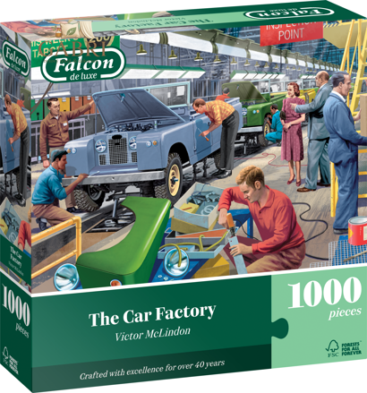 FALCON Puzzle Továrna na výrobu automobilů 1000 dílků