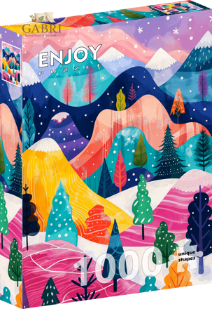 ENJOY Puzzle Zimní paleta 1000 dílků
