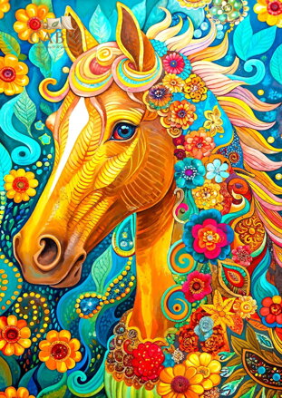 ENJOY Puzzle Kvetoucí hříva 1000 dílků