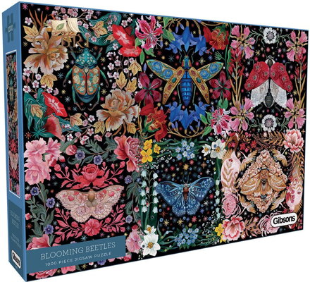 GIBSONS Puzzle Brouci mezi květinami 1000 dílků