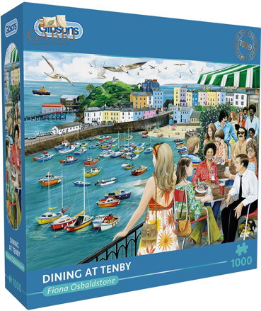 GIBSONS Puzzle Večeře v Tenby 1000 dílků