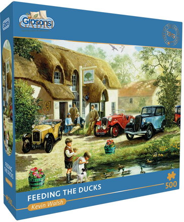 GIBSONS Puzzle Krmení kachen 500 dílků