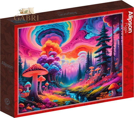 ALIPSON Puzzle Houbový les 1000 dílků