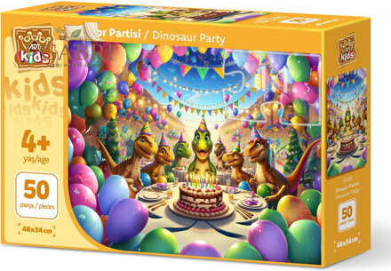 ART PUZZLE Puzzle Dinosauří oslava 50 dílků