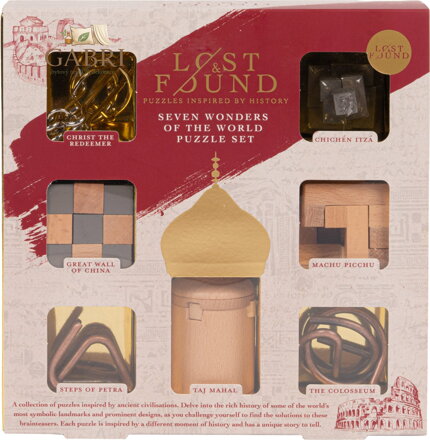 PROFESSOR PUZZLE LOST&FOUND: Hlavolam Sedm divů světa 7v1