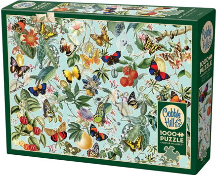 COBBLE HILL Puzzle Ovoce a třepetalky 1000 dílků