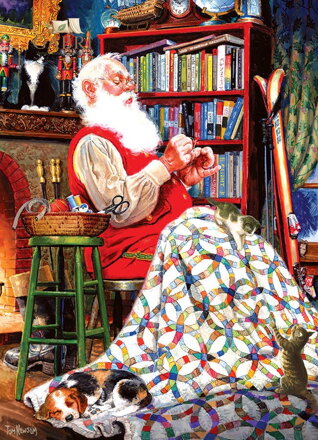 COBBLE HILL Puzzle Santova přikrývka 1000 dílků