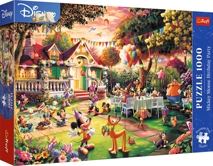 TREFL Puzzle Premium Plus Narozeninová oslava Mickey Mouse 1000 dílků