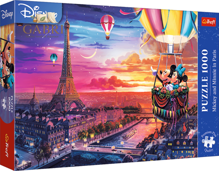 TREFL Puzzle Premium Plus Mickey a Minnie v Paříži 1000 dílků