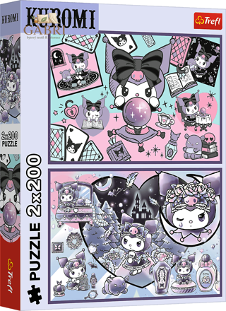 TREFL Puzzle Kuromi rošťárny 2x200 dílků