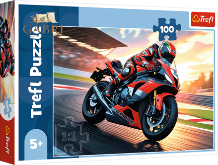 TREFL Puzzle Rychlý motorkář 100 dílků