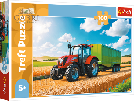 TREFL Puzzle Zemědělská technika 100 dílků