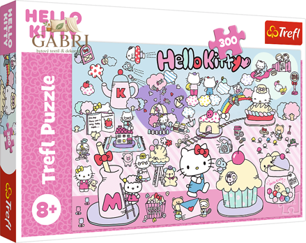 TREFL Puzzle Objevuj svět Hello Kitty 300 dílků