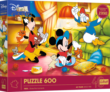 TREFL Puzzle Disney: Mickey Mouse a přátelé 600 dílků
