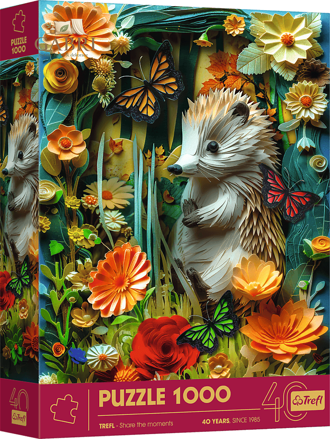 TREFL Puzzle Paper Art: Ježek 1000 dílků
