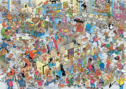 JUMBO Puzzle JvH U kadeřníka 1000 dílků