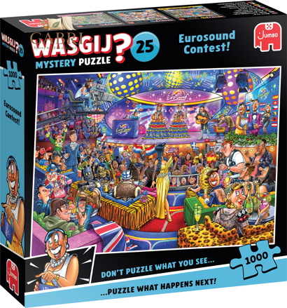 JUMBO Puzzle WASGIJ Mystery 25: Soutěž Eurosound 1000 dílků