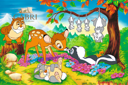 TREFL Puzzle Bambi a lesní přátelé 160 dílků