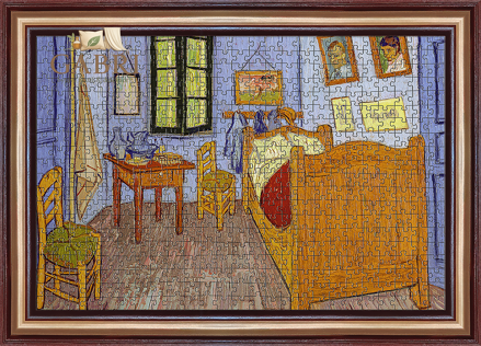 TREFL Art Frame Puzzle Ložnice v Arles 500 dílků s rámem
