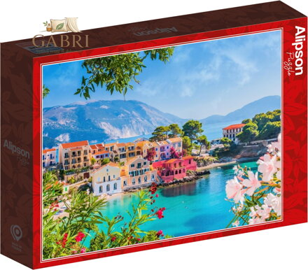 ALIPSON Puzzle Barevná vesnice Assos, Řecko 500 dílků