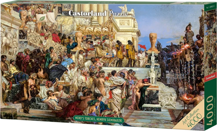 CASTORLAND Puzzle Art Collection: Neronovy pochodně 4000 dílků