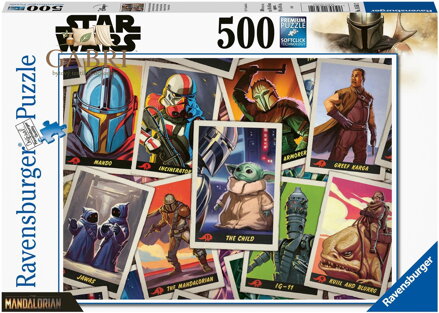 RAVENSBURGER Puzzle The Mandalorian: Baby Yoda 500 dílků