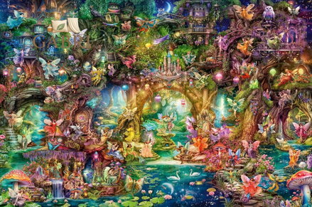 RAVENSBURGER Puzzle Fantasy svět 4000 dílků