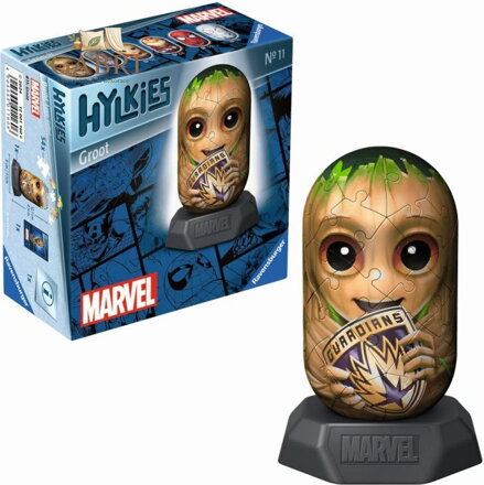 RAVENSBURGER 3D puzzle Hylkies: Marvel: Groot 54 dílků