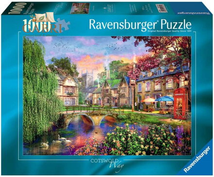 RAVENSBURGER Puzzle Cotswoldská cesta 1000 dílků