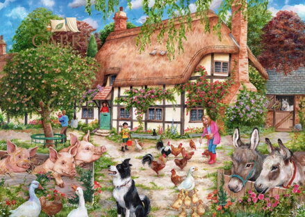 RAVENSBURGER Puzzle Domeček na venkově 1000 dílků