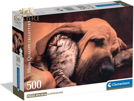 CLEMENTONI Puzzle Mazlení 500 dílků