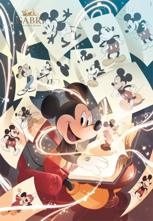 CLEMENTONI Puzzle Mickey Mouse: Vzpomínky 1000 dílků