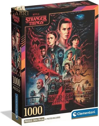 CLEMENTONI Puzzle Stranger Things 4, 1000 dílků
