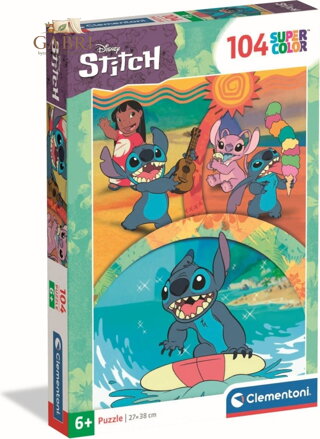 CLEMENTONI Puzzle Stitch a přátelé 104 dílků