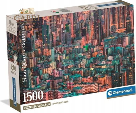 CLEMENTONI Puzzle Hongkong 1500 dílků