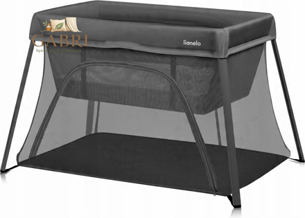 LIONELO Postýlka cestovní Alice 3v1 Grey