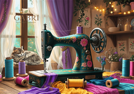 TREFL Puzzle Moje šicí dílna 1000 dílků