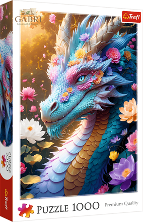 TREFL Puzzle Barevný drak 1000 dílků